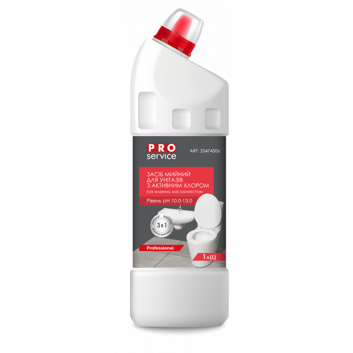 Засіб чистячий для унітазів PRO SERVICE 1 л. (4823071657388)